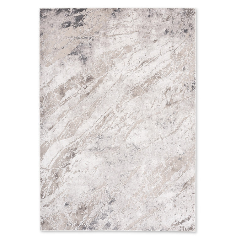 Skadi Marble Rug - 5' x 8' - Grey/Beige