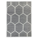 Joris Geometric Rug - 8' x 10' - Black
