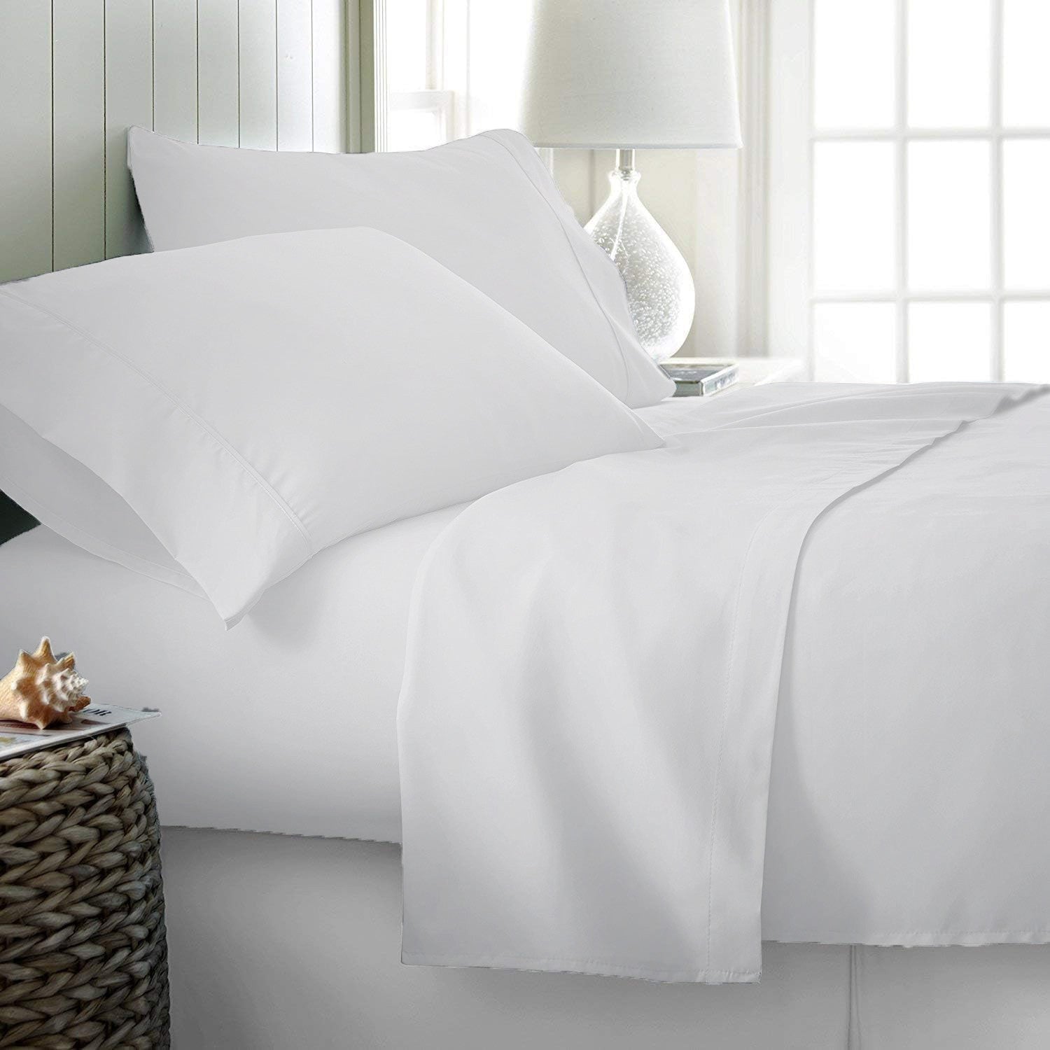 Rize Twin Sheet Set - White