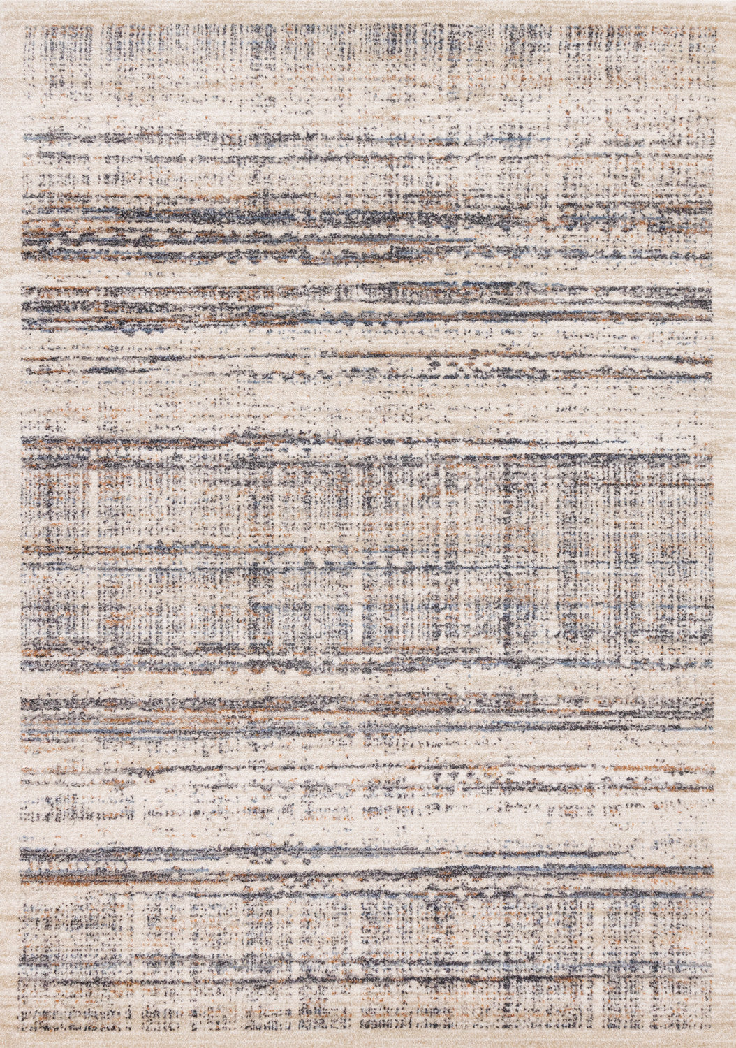 Sadie Casual Contemporary Area Rug - 5' X 8' - Grey/Beige