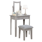 Anabella Vanity with Stool - Grey