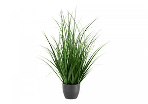26" Grass Plant With 4" Black Pot - Green