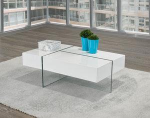 Elexa Coffee Table - White