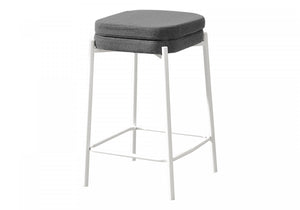 Aspen Counter Stool - White/Grey - Set Of Two