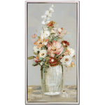 Vintage Blossoms I Wall Art - Multi-Colour - 36 X 18