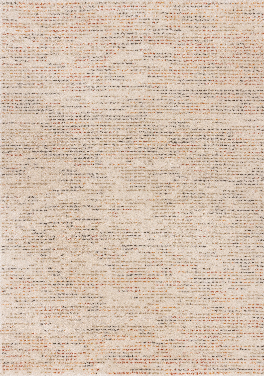 Halle Casual Contemporary Abstract Area Rug - 8' X 11' - Cream/Terra