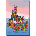 Island of Colour Wall Art - Multi-Colour - 30 X 45