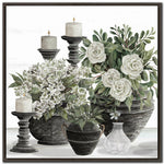 Tabletop Grace II Wall Art - White/Black - 30 X 30