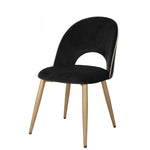 Dalva Dining Chair - Black - Set of Two