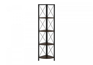 Zeva Bookcase - Dark Brown