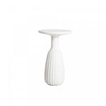 Iselyn Tall Side Table - White