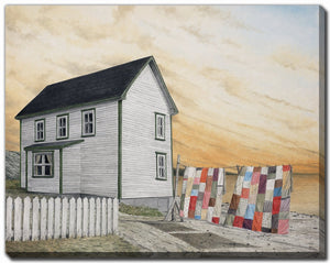 Sunset Quilts Wall Art - Multi-Colour - 38 X 60