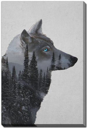 Spirit of the Wild Art - Grey - 38 X 60