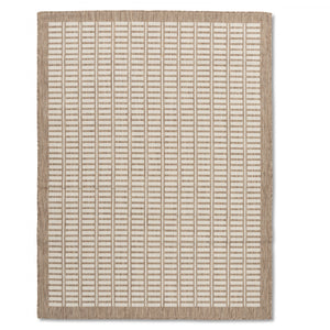 Cabana Lattice Indoor/Outdoor Rug - 5' x 7' - Brown