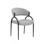 Sena Dining Chair - Grey/Black - Set of Two
