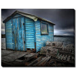 Echoes by the Shore Wall Art - Blue - 22 X 28