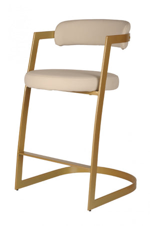 Makai Counter Stool - Gold - Set of Two