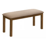 Elin Bench - Walnut/Beige