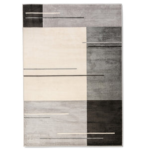 Urbane Modern Rug - 3' x 5' - Grey/Black