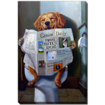 Bathroom Break Wall Art - Multi-Colour - 30 X 45