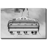 Alpine Memories Wall Art - White/Grey - 16 X 20