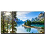 Tranquil Jewel Wall Art - Blue/Green - 30 X 60