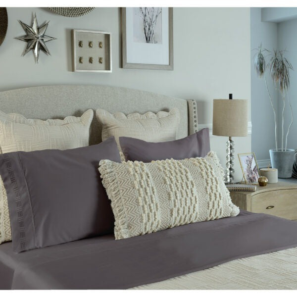 Nilus King Sheet Set - Dark Grey