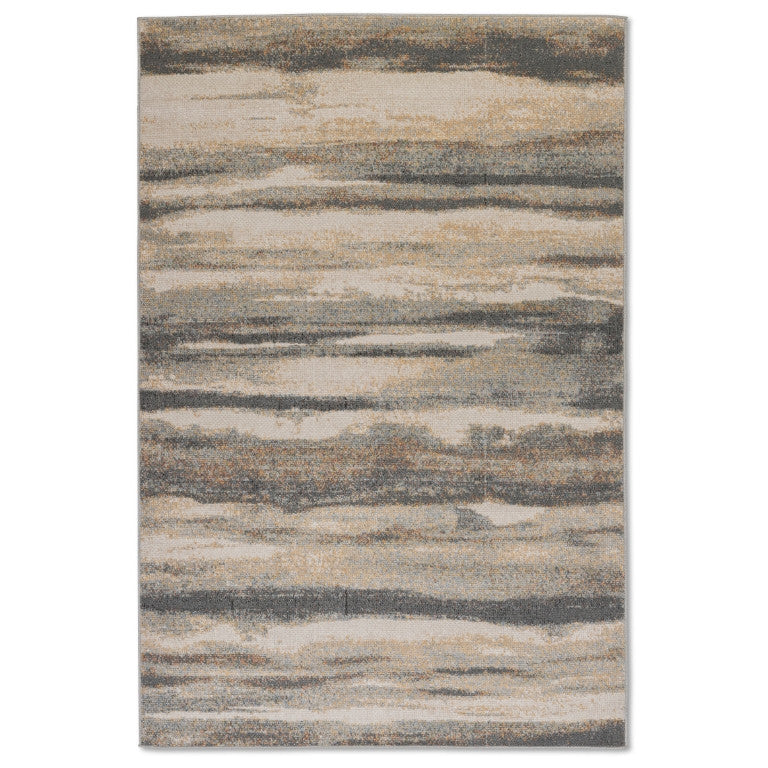 Salsa Casual Outdoor Rug - 6' x 9' - Grey/Brown