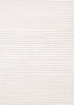 Logan Modern Lines Area Rug - 8' X 11' - Cream