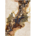 Micah Modern Galaxy Area Rug - 5' X 8' - Cream/Grey/Blue