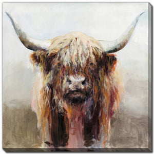 The Wooly One Wall Art - Brown/Beige - 30 X 30