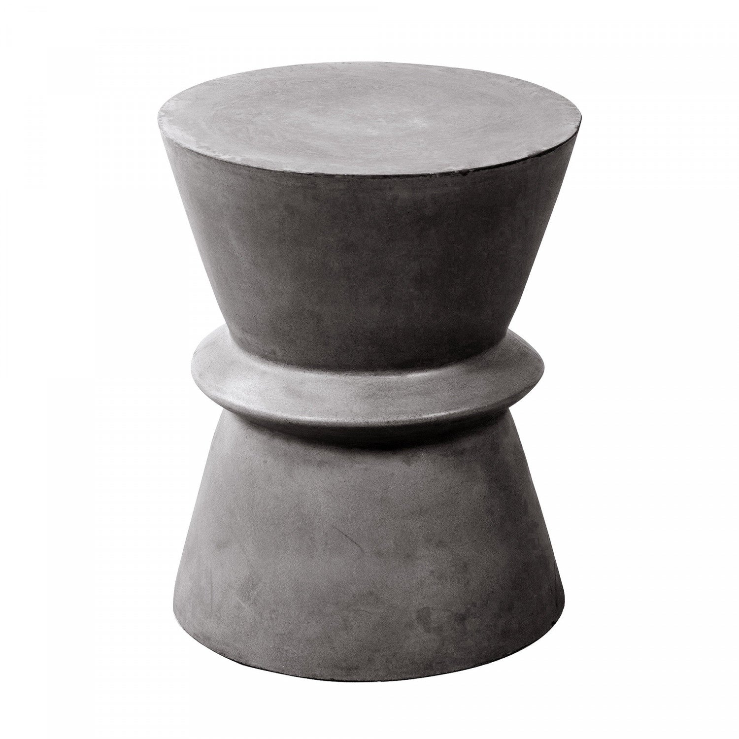 Gavrin Hourglass Side Table - Dark Grey