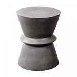 Gavrin Hourglass Side Table - Dark Grey