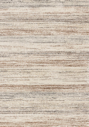 Marquee Soft Contemporary Area Rug - 5' X 8' - Cream/Rust