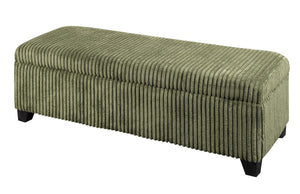 Kofi Storage Ottoman - Green