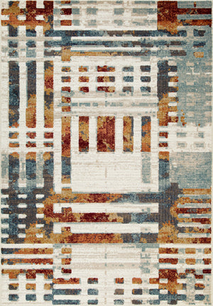 Soleil 5' X 8' Area Rug - Cream/Grey/Brown