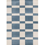 Finley Modern Geometric Area Rug - 8' X 11' - Blue/White