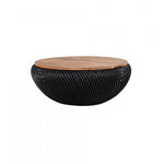 Bayan Wave Coffee Table - Black