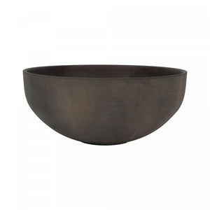 Heartholm Tapered Bowl Planter - Rustic Brown