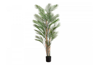 83" Palm Tree With 8" Black Pot - Green
