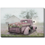 Rustic Romance Wall Art - Pink - 16 X 20