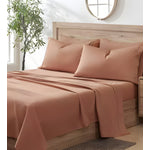 Kindle 100% Organic Cotton King Sheet Set - Light Brown