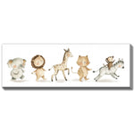 Little Explorers Wall Art - Multi-Colour - 12 X 36