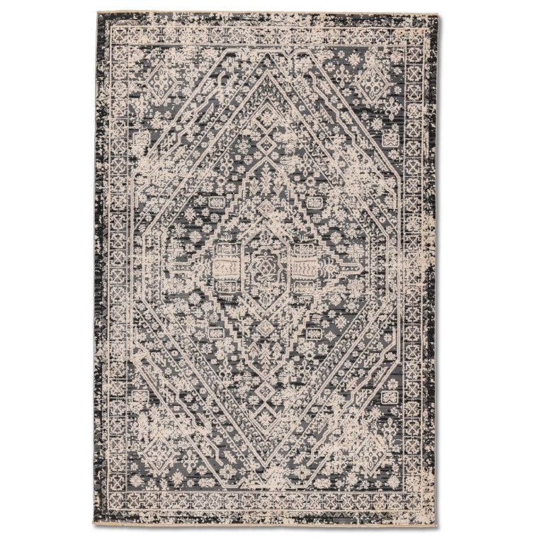 Alpena Traditional Rug - 5' x 8' - Black/Grey