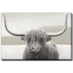 Majestic Highland Wall Art - Grey - 30 X 45