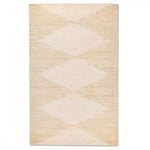 Morris Diamonds Rug - 6' x 9' - Soft Cream