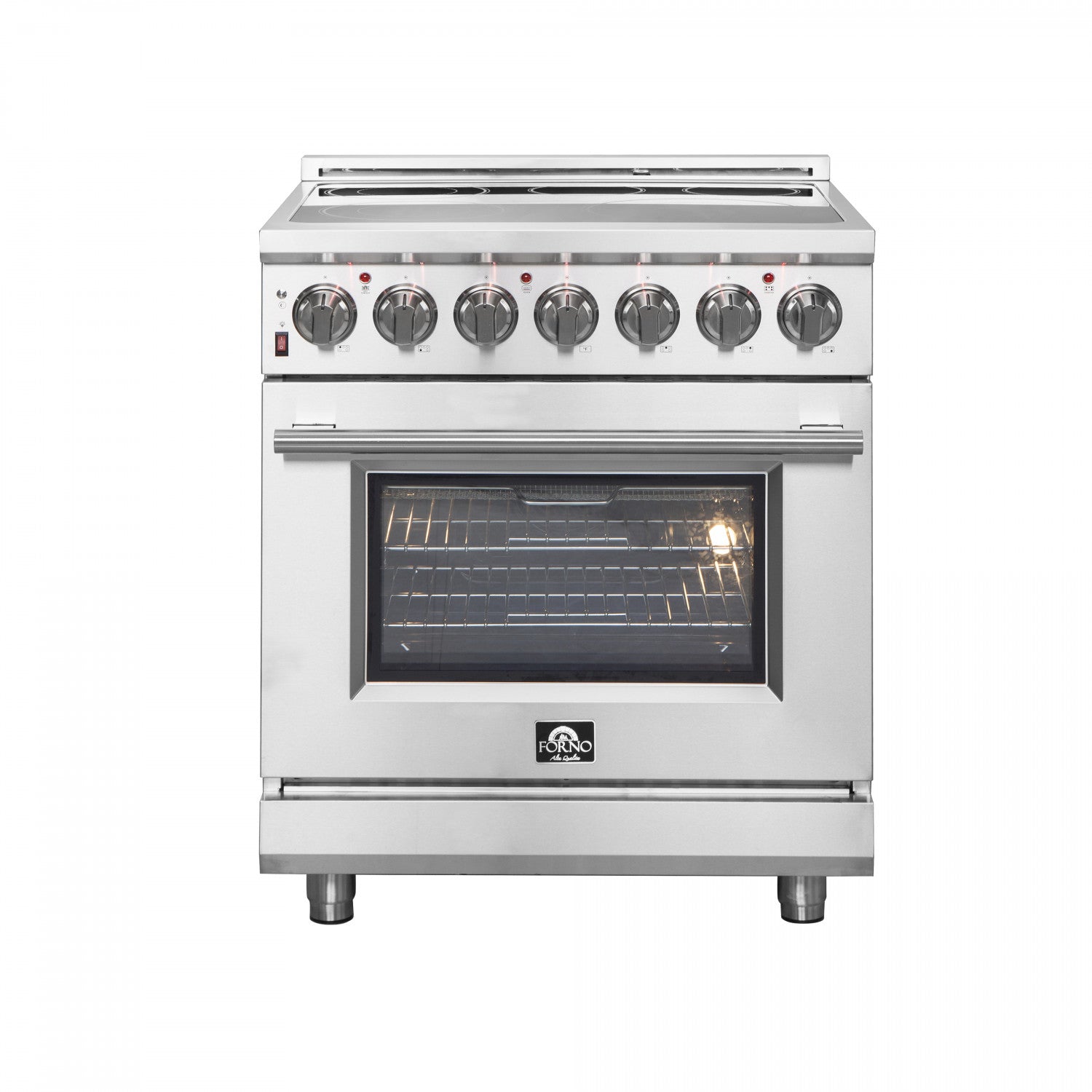 Forno Massimo 30" Stainless Steel Freestanding Electric Range with True Convection and Air Fry (4.32 Cu. Ft.) - FFSEL6020-30