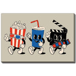 Movie Night Fun Wall Art - Multi-Colour - 16 X 20