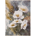 Macie Contemporary Floral Bloom Area Rug - 5' X 8' - Yellow/White/Green