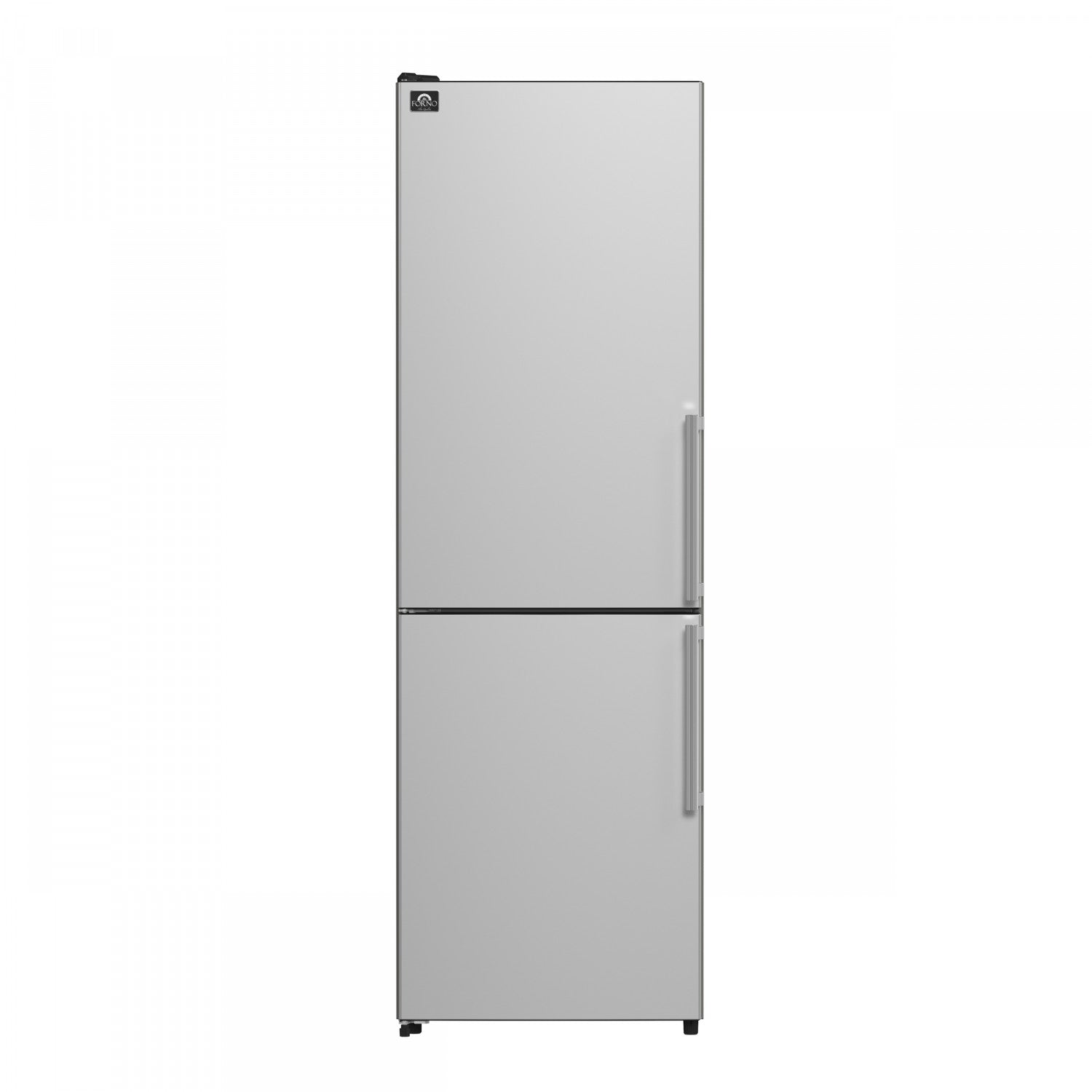 Forno Guardia 23.4" 10.8 Cu.Ft. Stainless Steel Bottom Freezer Refrigerator with Left Swing Door - FFFFD1778-24LS